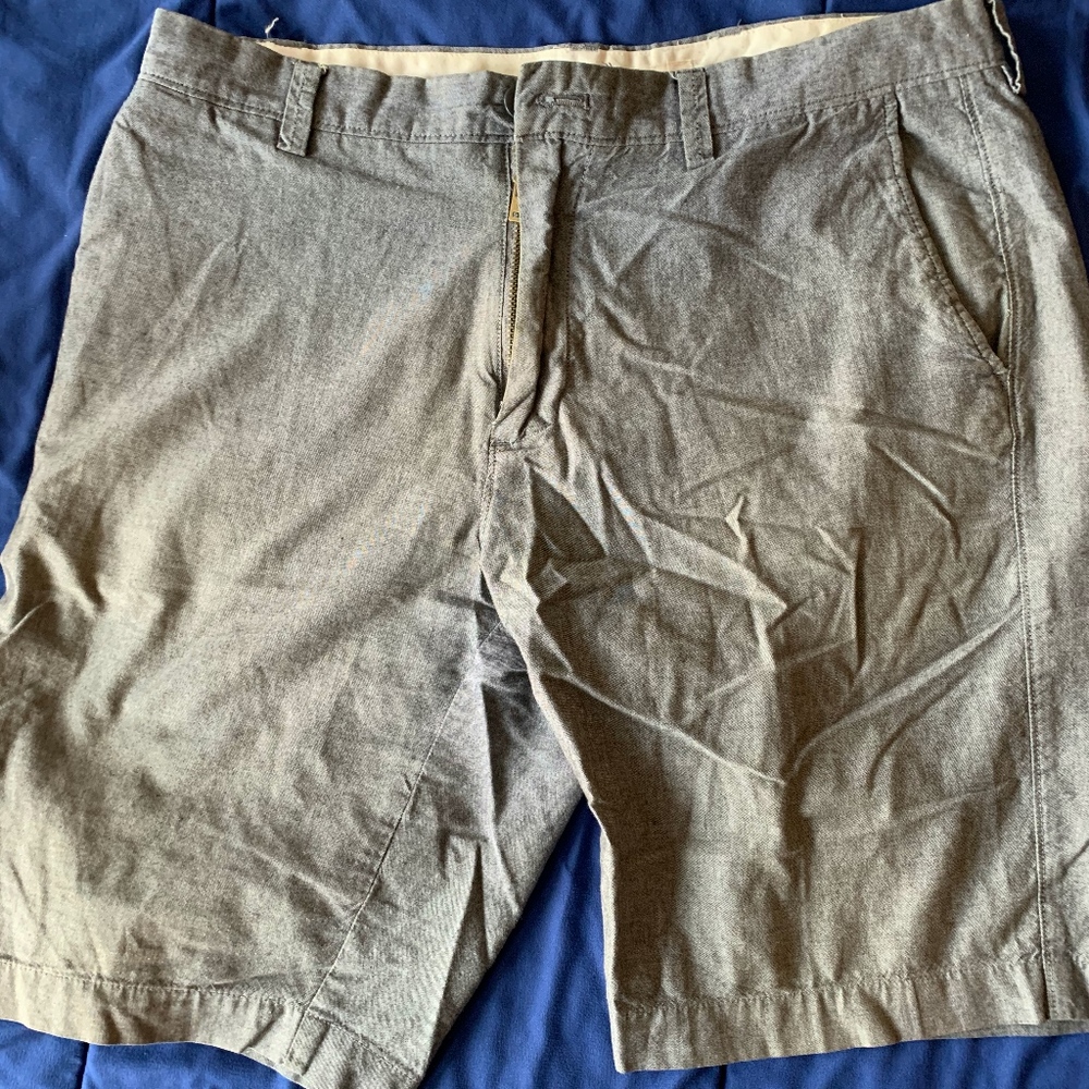 J Crew Grey textured shorts